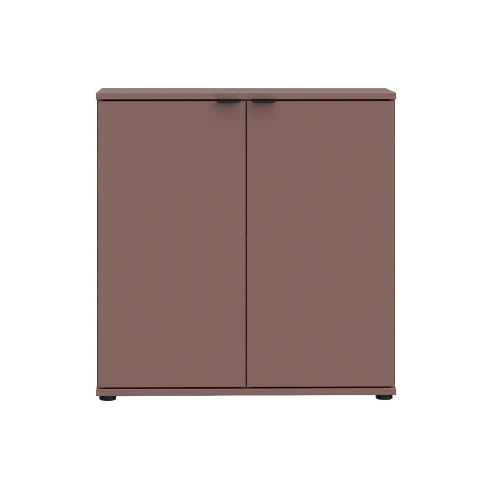 GNMK221-U72 MEHRZWECK-MÖBEL MIT ZWEI TÜREN, TERRAKOTTAFARBEN, B80CM
