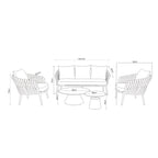 Salottino da esterno Simo beige - Eleganza e comfort per i tuoi spazi outdoor
