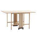 Tavolo Salvaspazio Trio Pieghevole 24x90x78 cm olmo
