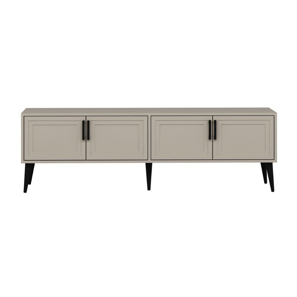 Mobile Porta TV Prime 4 ante colore cashmere 180x45x55H - Stile e funzionalità