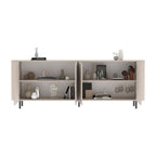 Madia 4 ante cashmere 230x43x85 cm con apertura push pull Marini