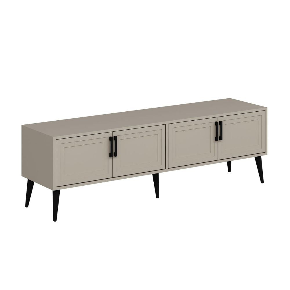 Mobile Porta TV Prime 4 ante colore cashmere 180x45x55H - Stile e funzionalità