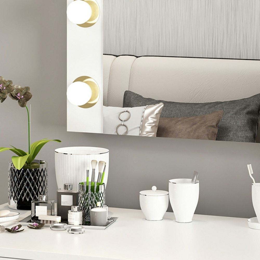 Specchio Trucco Armin con Luci LED 72x7x60H - L'eleganza e la funzionalità per il tuo angolo beauty