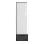 Specchio Kale con base cassetto antracite 54x45x178H