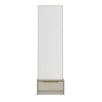 Specchio Kale con base cassetto cashmere 54x45x178H