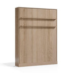 Letto matrimoniale a scomparsa salvaspazio colore rovere 164x38x221H Primer