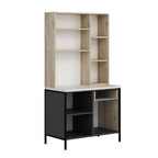 Mobile multiuso Andy rovere antracite 94x50x180H - Funzionalità e stile per ogni spazio