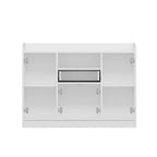 Mobile multiuso Arina bianco 4 ante e cassetto 120x35x90H