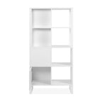 Credenza a giorno 83,5x165h cm bifacciale con ripiani colore bianco - Sumatra20A
