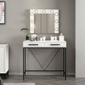Toeletta da Trucco bianco Sane 90x45x80H: Eleganza e funzionalità per il tuo beauty corner