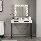 Toeletta da Trucco bianco Sane 90x45x80H: Eleganza e funzionalità per il tuo beauty corner