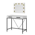 Toeletta da Trucco bianco Sane 90x45x80H: Eleganza e funzionalità per il tuo beauty corner