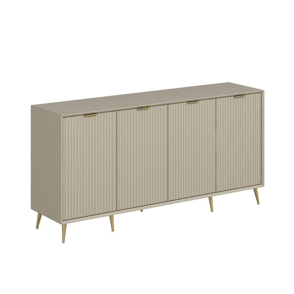 Madia Kale 4 ante cashmere effetto cannettato 180x45x90H : Eleganza e Funzionalità