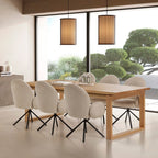Tavolo rettangolare fisso rovere RINA 220x100x76H  - Eleganza mediterranea