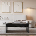 Tavolino da salotto rettangolare Loana nero 120x70x40H - Il protagonista del tuo living