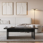 Tavolino da salotto rettangolare Loana nero 120x70x40H - Il protagonista del tuo living