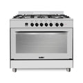 Gasherd Stromboli 90x60 cm mit Elektrobackofen und -grill Inox Energieeffizienzklasse A Samet