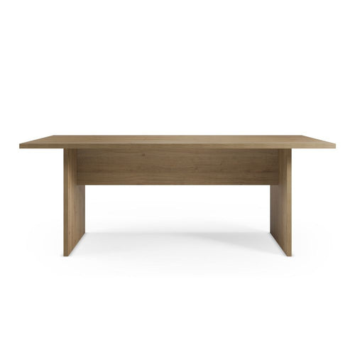 Tavolo rettangolare fisso Loana rovere cadiz 200x100x75H - Eleganza conviviale per ogni occasione