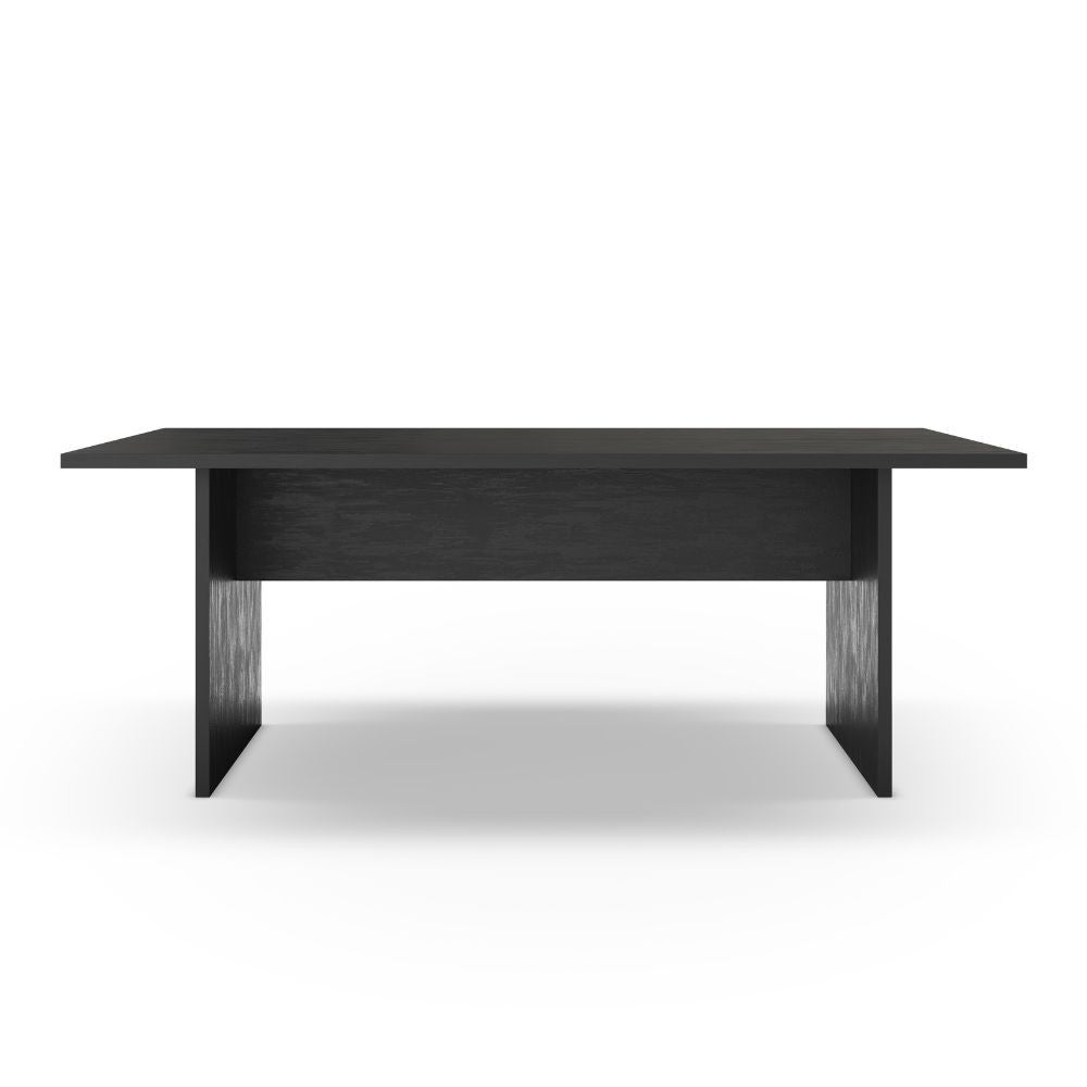 Tavolo rettangolare fisso Loana nero 200x100x75H - Eleganza conviviale per ogni occasione