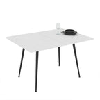 Tavolo allungabile e girevole bianco Lilis 90x60x75H