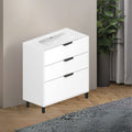 Mobile bagno Triana con 3 cassettoni e lavabo 80x38x85H bianco lucido