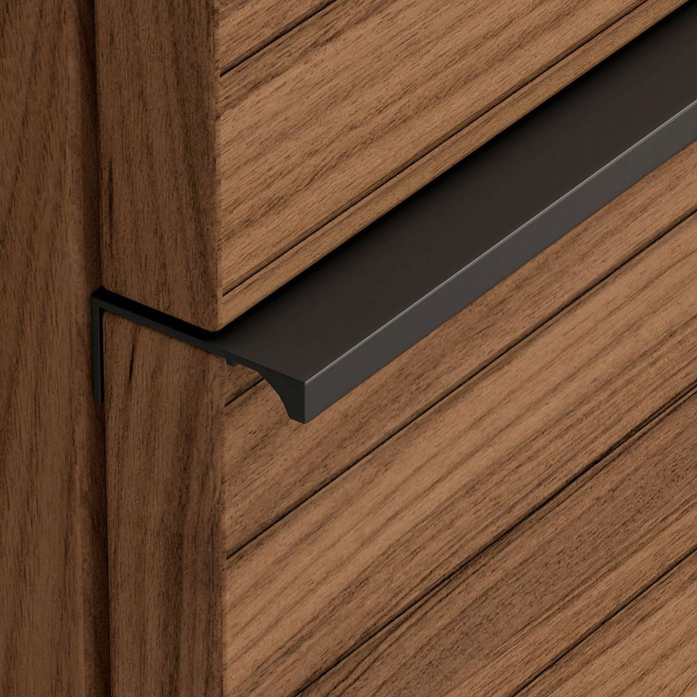 Mobile bagno sospeso noce effetto cannettato Senda con 2 cassettoni 100x45.5x48H
