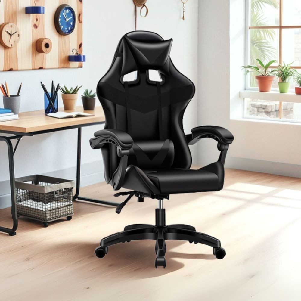 Poltrona Gaming colore nero PVC - Comfort e Design
