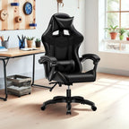 Poltrona Gaming colore nero PVC - Comfort e Design