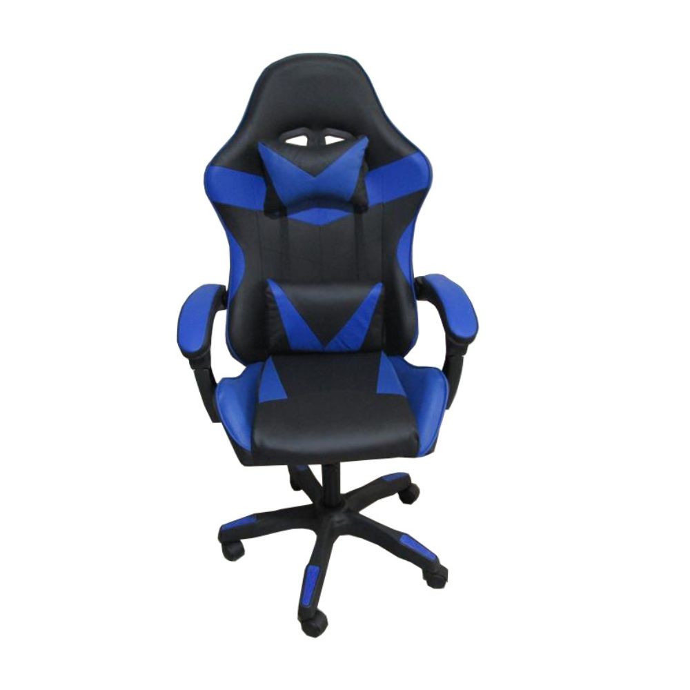 Poltrona Gaming colore nero blu PVC - Comfort e Design