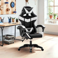 Poltrona Gaming colore nero bianco PVC - Comfort e Design