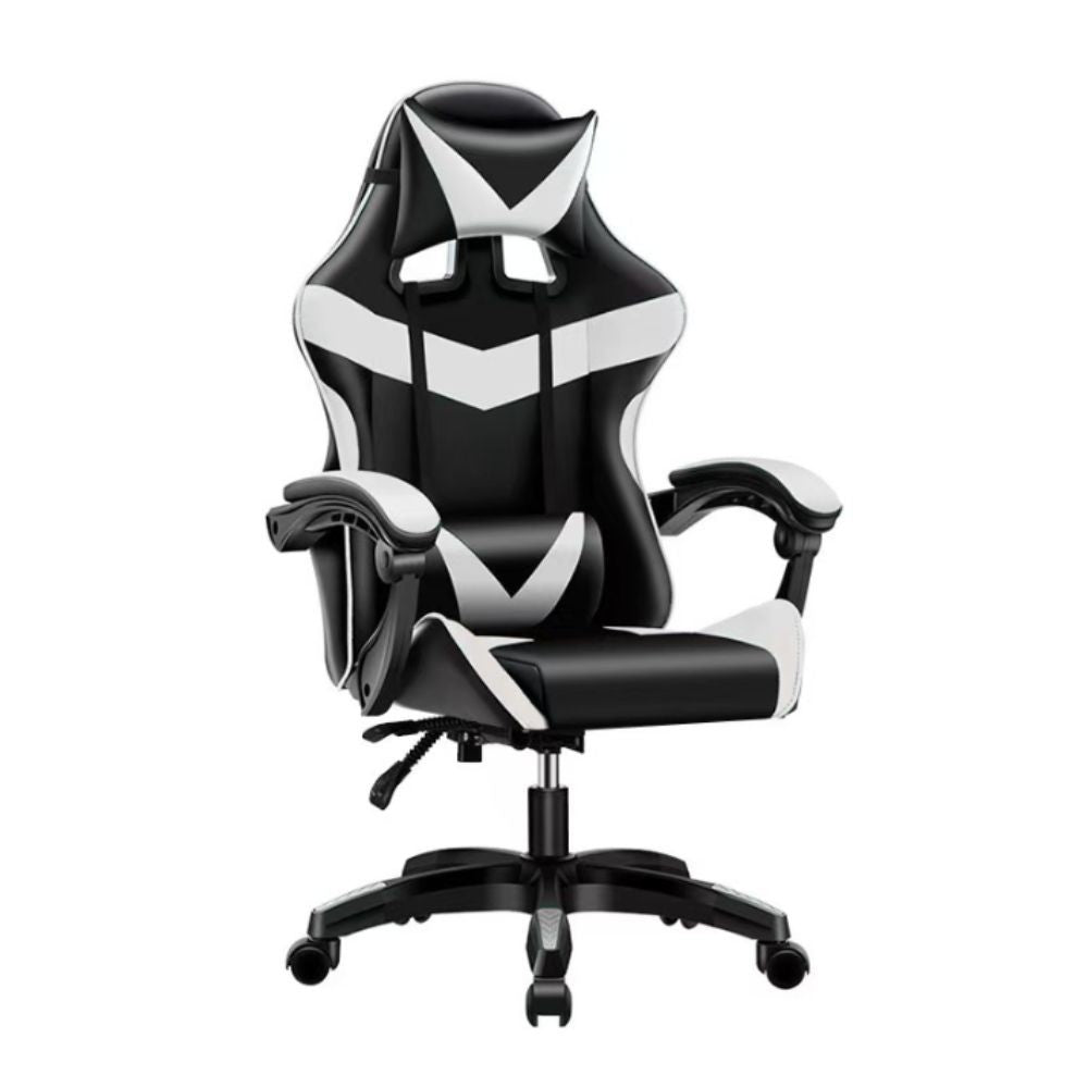 Poltrona Gaming colore nero bianco PVC - Comfort e Design
