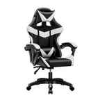 Poltrona Gaming colore nero bianco PVC - Comfort e Design