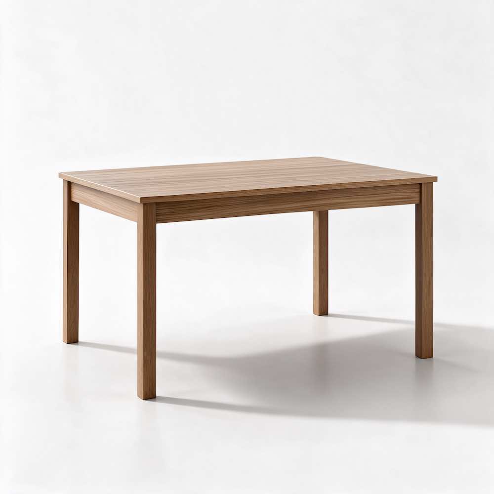 Table extensible couleur noyer naturel 120x80 cm - Firenze