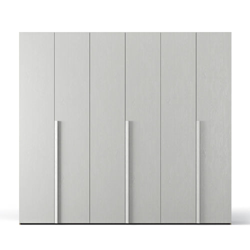Kleiderschrank 6 Drehtüren Ulme Oxid 276x250H cm - Coco