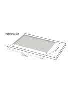 Table de cuisson à gaz 5 feux en acier inoxydable 75 cm couleur inox - Samet Mercurio