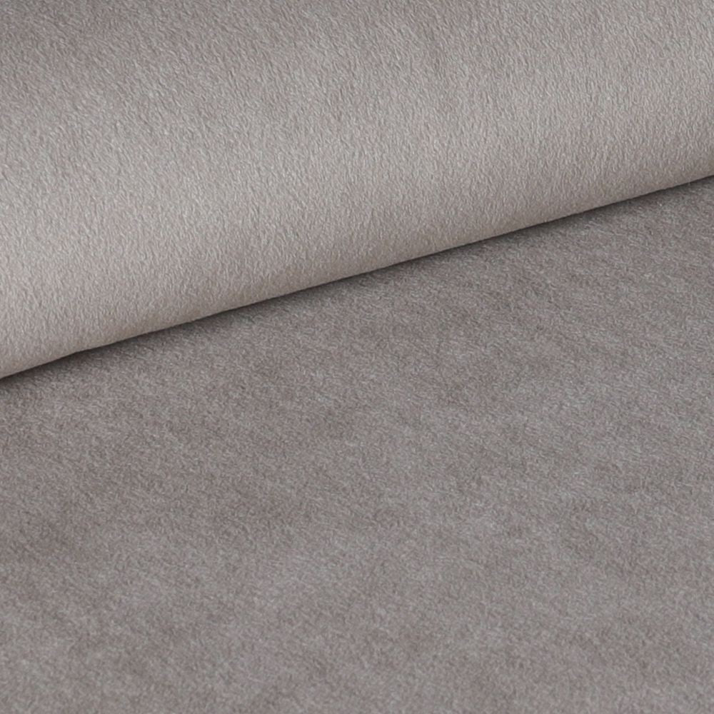Sgabello Mey tortora con seduta imbottita e gambe in metallo nero - Eleganza e comfort per la zona snack