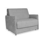 Poltrona letto Piri grigio con rete elettrosaldata e materasso - Il comfort che si apre al bisogno
