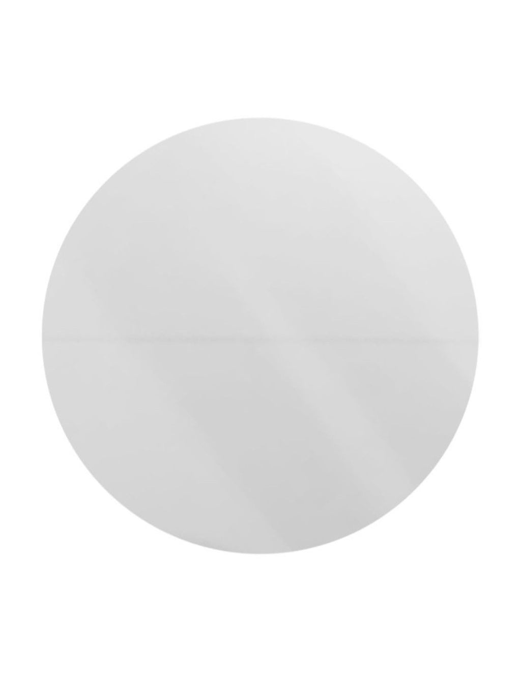 Table ronde extensible couleur blanche avec pieds noirs 100x77H cm – Tikit