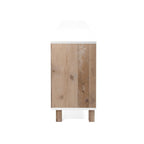 Madia 3 ante porta TV 200x35x64,5 colore bianco rovere Menorca57A