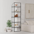 Libreria Archy 5 ripiani colore bianco 53x31.7x180H - Eleganza industriale e spazio funzionale