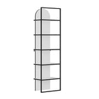 Libreria Archy 5 ripiani colore bianco 53x31.7x180H - Eleganza industriale e spazio funzionale
