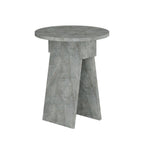 Tavolino da salotto Chen effetto marmo grigio - Eleganza minimalista per ogni ambiente