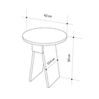 Tavolino da salotto Chen effetto marmo grigio - Eleganza minimalista per ogni ambiente