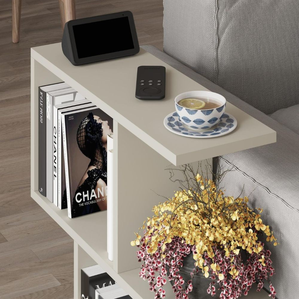 Tavolino da salotto sabbia Homemania 60x19,5x60H - Design moderno e versatilità in un solo complemento d'arredo