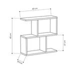 Tavolino da salotto sabbia Homemania 60x19,5x60H - Design moderno e versatilità in un solo complemento d'arredo