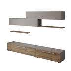 Parete attrezzata Kombat 260 colore hitit e light mocha
