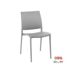 Set 4 sedie polipropilene colore bianco Curtis