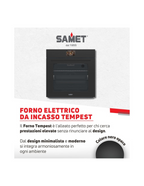 Forno elettrico multifunzione classe A colore nero opaco - Tempest