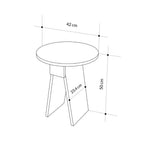 Tavolino da salotto Chen effetto marmo carrara bianco - Eleganza minimalista per ogni ambiente