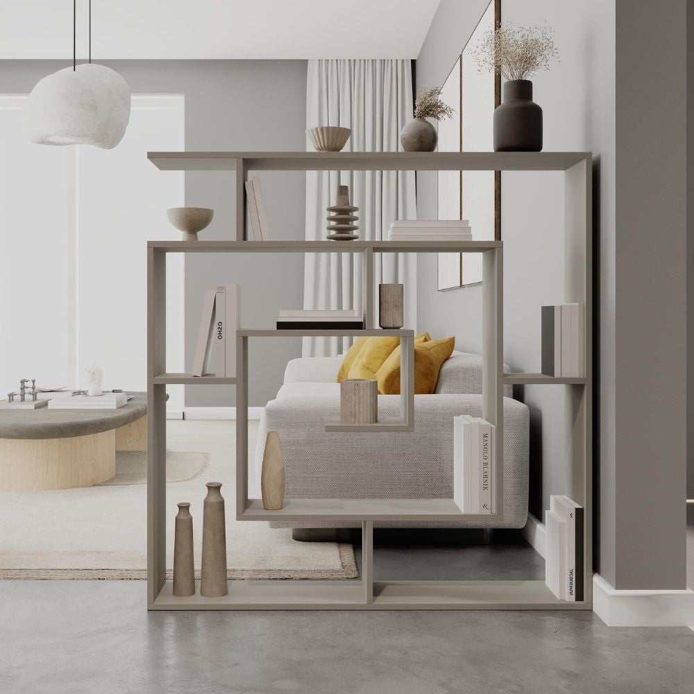 Libreria sandstone con 9 ripiani Labirent 125x22x129